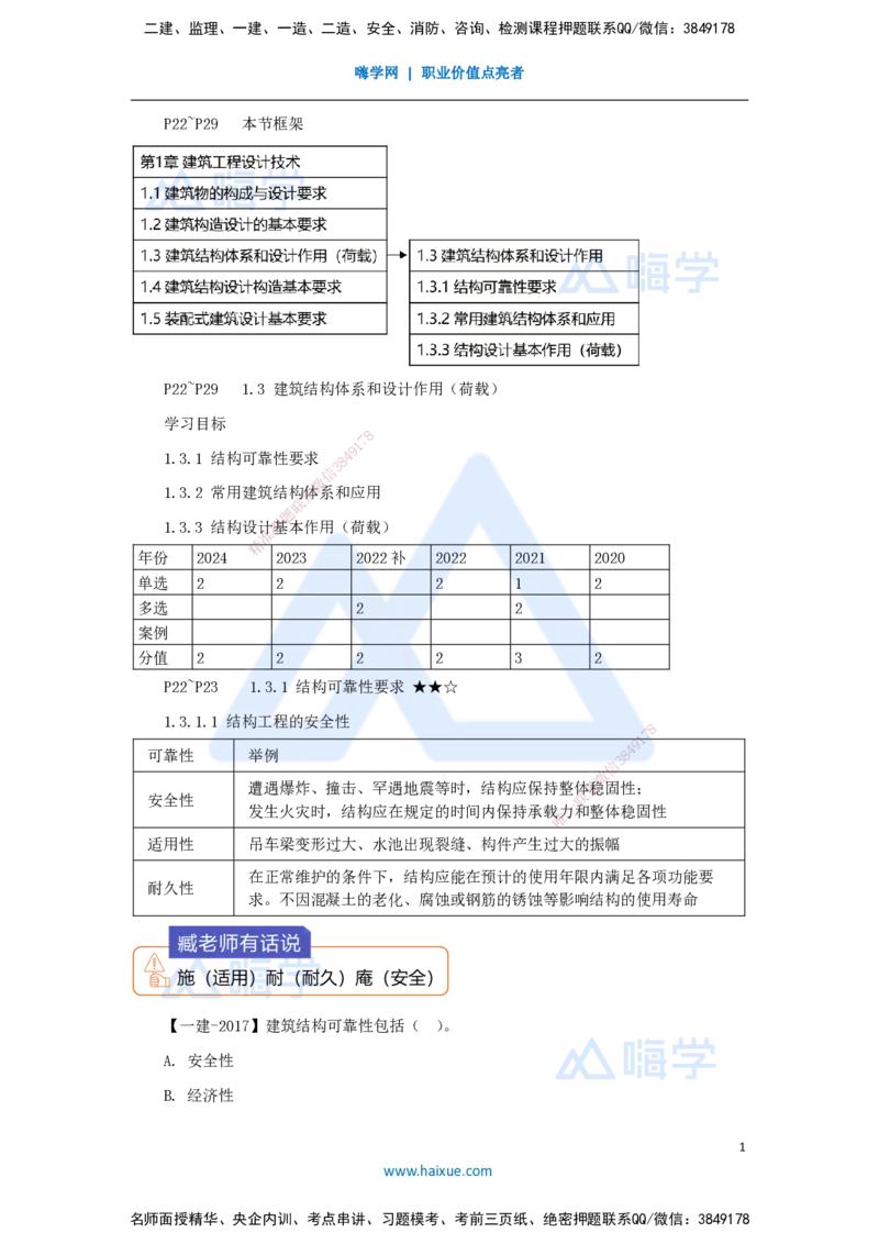 05.2025臧雪志-3D实景通关-第1章设计技术1.3体系与荷载_2026年一级建造师_2026年一建建筑_2025年一建建筑SVIP_02-基础精讲✿高端面授✿深度强化_26-建筑《实景精讲通关》臧雪志HX