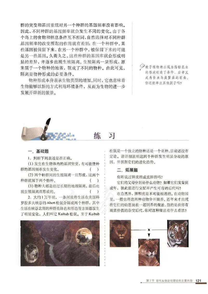 人教版高中生物必修2遗传与进化课本_4-教培资料-26年最新资料-同步更新_初中高中教资_03科三专项（进去保存报考的学科即可）_02科三专项（笔记真题思维导图教学设计版本二）