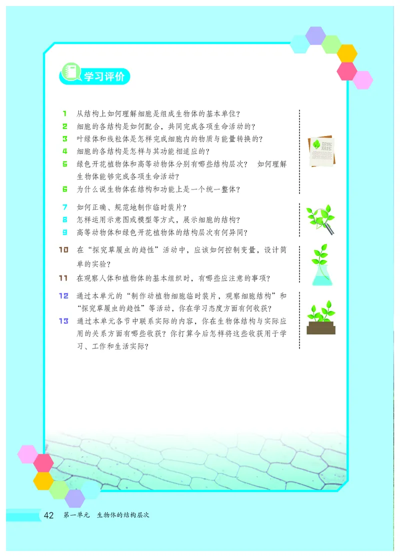 冀少版7年级生物上册高清教材_4-教培资料-26年最新资料-同步更新_初中高中教资_03科三专项（进去保存报考的学科即可）_02科三专项（笔记真题思维导图教学设计版本二）