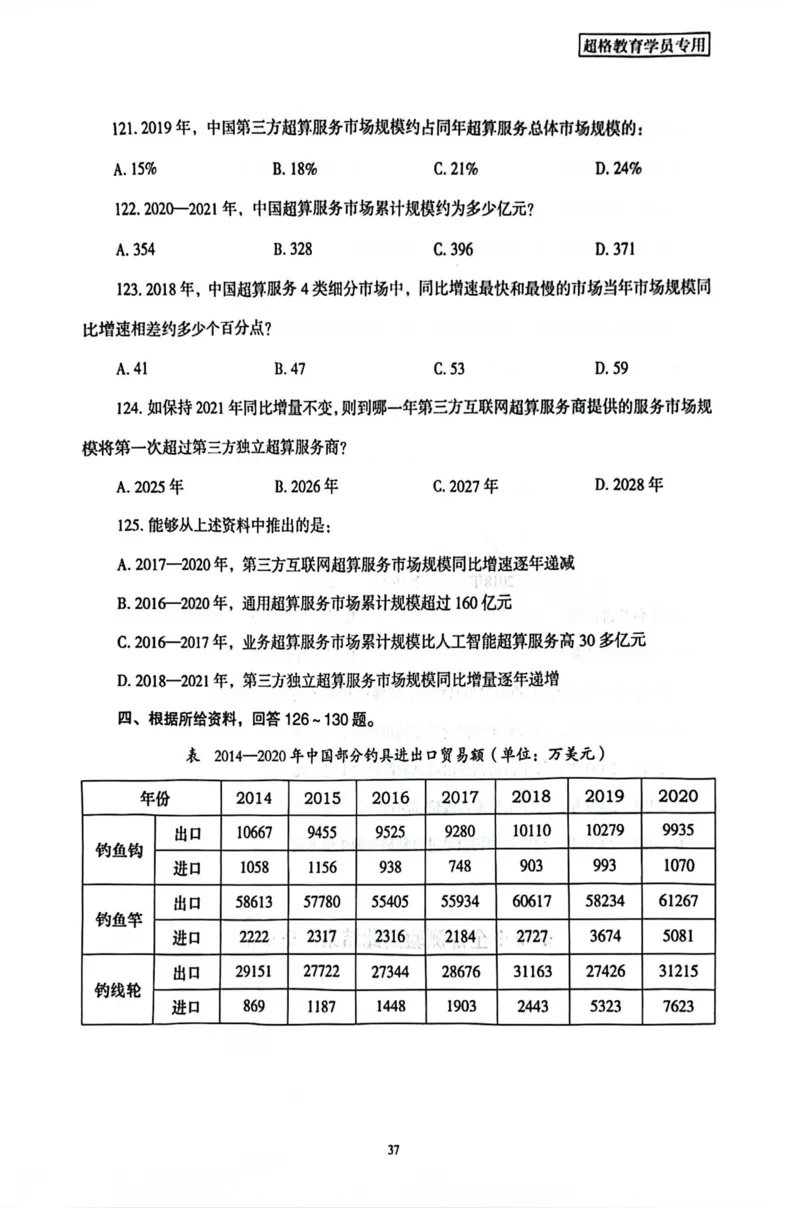 行测套卷8_2026考公资料_（05）超格_行测申论2025超格合集(行测&申论&政治理论)_套卷2025国考超格8套卷（含视频讲解）_套卷题本+答案解析合集_行测