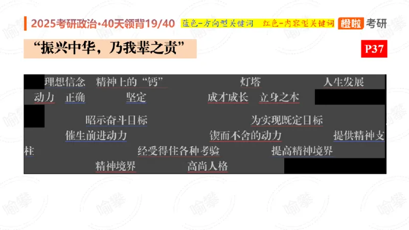 25考研政治领背DAY19（预习课件）_2026考公资料_（49）政治理论合集_政治理论合集_2025考研政治_17.橙拉_05.冲刺阶段_03.核心考点40天领背_讲义
