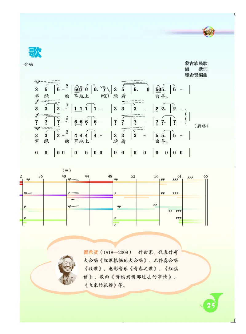 人音版7年级音乐上册高清教材简谱_4-教培资料-26年最新资料-同步更新_初中高中教资_03科三专项（进去保存报考的学科即可）_02科三专项（笔记真题思维导图教学设计版本二）