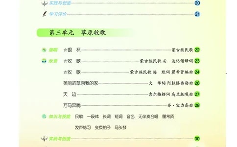 人音版7年级音乐上册高清教材简谱_4-教培资料-26年最新资料-同步更新_初中高中教资_03科三专项（进去保存报考的学科即可）_02科三专项（笔记真题思维导图教学设计版本二）