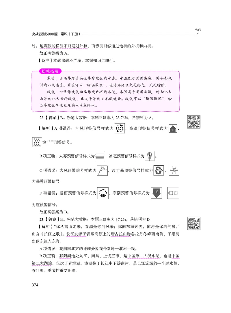公务员考试辅导用书&middot;决战行测5000题（常识）（下册）2025版_26吉林考备考资料包_11省考刷题包_04决战行测5000题_行测5000题2024年6月版次
