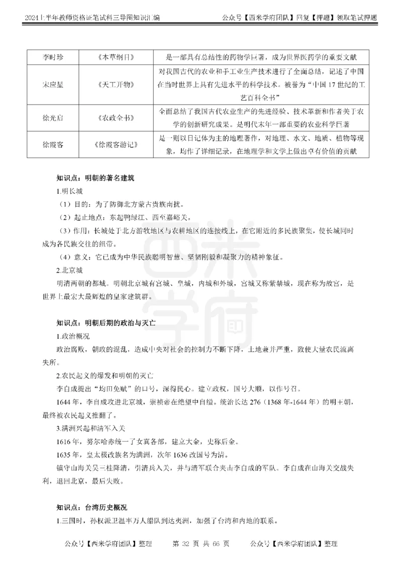 初中历史-知识导图汇编_4-教培资料-26年最新资料-同步更新_初中高中教资_03科三专项（进去保存报考的学科即可）_01科目三FB网课、三色速记手册、知识点导图等推荐_初中