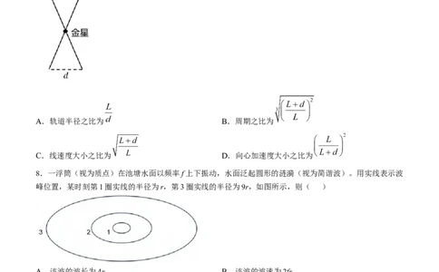 2025年高考重庆卷物理真题（1-11，15题）(无答案)_1.高考2025全国各省真题+答案_00.2025各省市高考真题及答案（按省份分类）_19.重庆卷（9科全）_物理