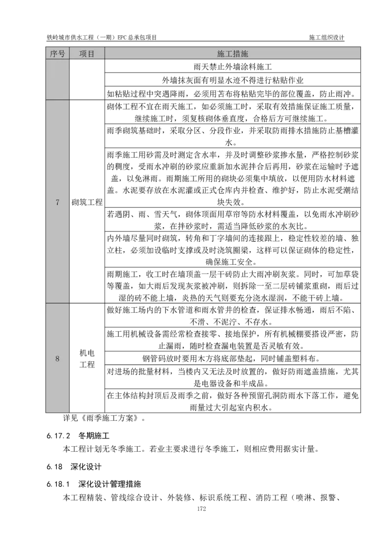 供水厂施工组织设计-汇总7.15_2021-2023年优秀施组方案_施工组织设计_施组22-铁岭市城市供水工程（一期）EPC总承包公司施组_1、施组