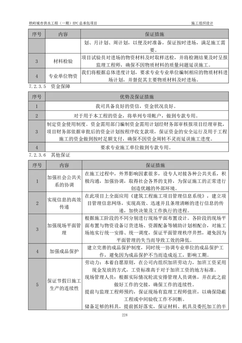供水厂施工组织设计-汇总7.15_2021-2023年优秀施组方案_施工组织设计_施组22-铁岭市城市供水工程（一期）EPC总承包公司施组_1、施组