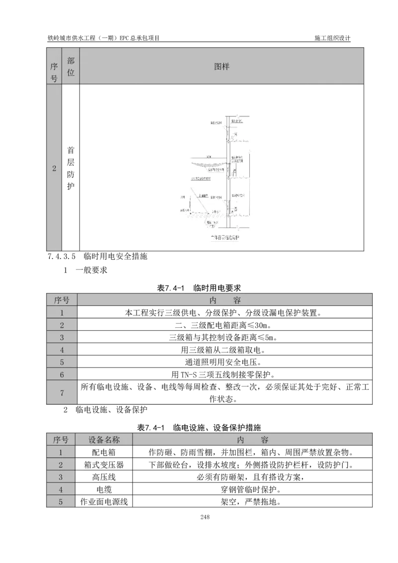 供水厂施工组织设计-汇总7.15_2021-2023年优秀施组方案_施工组织设计_施组22-铁岭市城市供水工程（一期）EPC总承包公司施组_1、施组