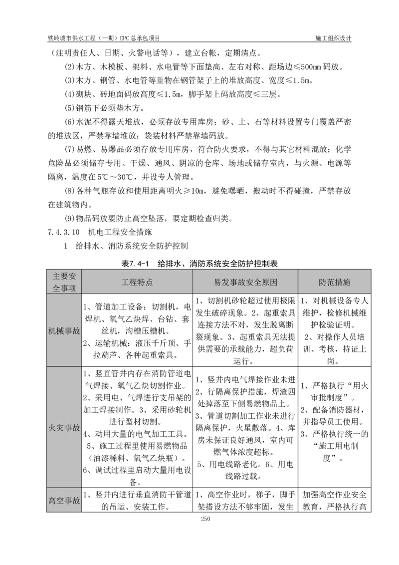 供水厂施工组织设计-汇总7.15_2021-2023年优秀施组方案_施工组织设计_施组22-铁岭市城市供水工程（一期）EPC总承包公司施组_1、施组