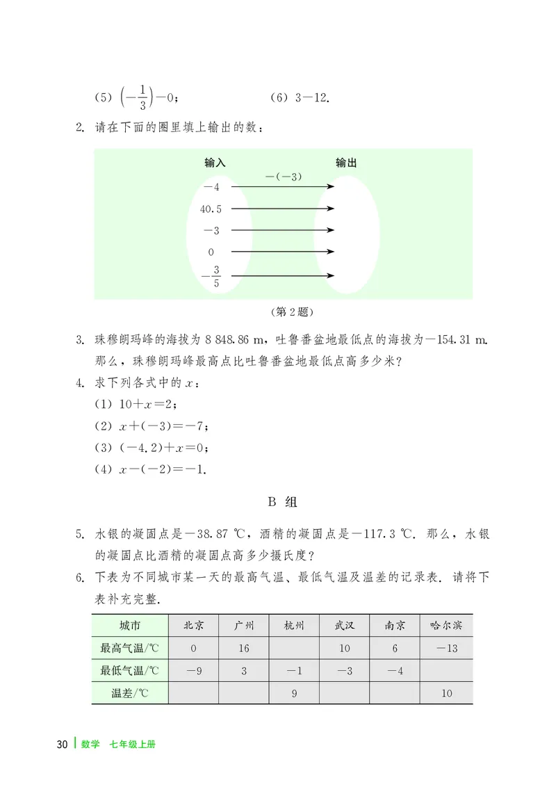 冀教版7年级数学上册高清教材_4-教培资料-26年最新资料-同步更新_初中高中教资_03科三专项（进去保存报考的学科即可）_02科三专项（笔记真题思维导图教学设计版本二）