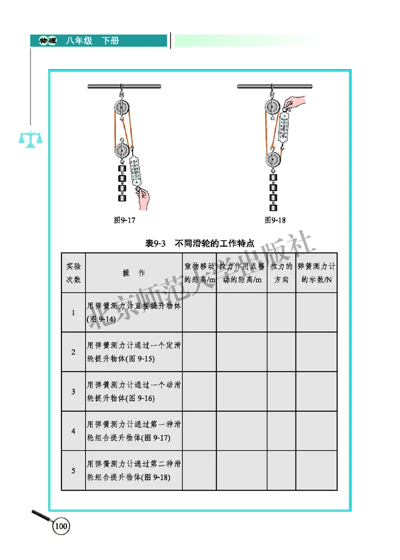 北师大8年级物理下册高清教材主编：闫金铎_4-教培资料-26年最新资料-同步更新_初中高中教资_03科三专项（进去保存报考的学科即可）_102025初中科目（全）电子教材