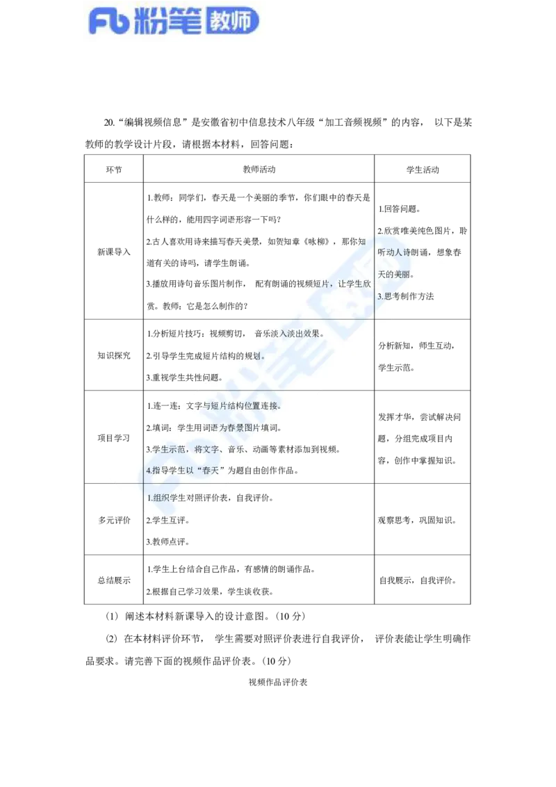 国家教师资格考试&middot;信息技术学科全真模拟卷&middot;高中（一）_4-教培资料-26年最新资料-同步更新_科一科二电子资料合集中小幼（笔记真题知识点汇总等）文件多，按需保存_01西米合集