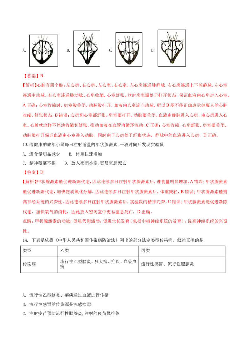 2018潍坊市中考生物试题带答案(word版)_中考真题_8.生物中考真题2015-2024年_地区卷_山东省_山东潍坊中考生物08-21