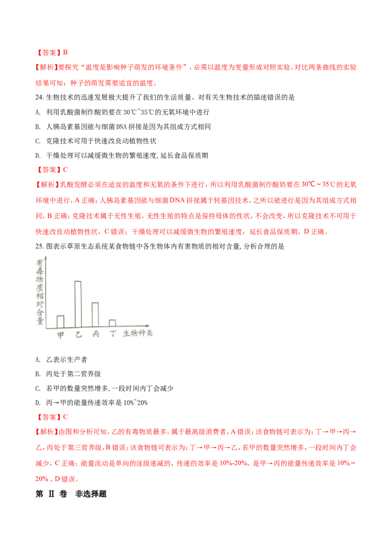 2018潍坊市中考生物试题带答案(word版)_中考真题_8.生物中考真题2015-2024年_地区卷_山东省_山东潍坊中考生物08-21