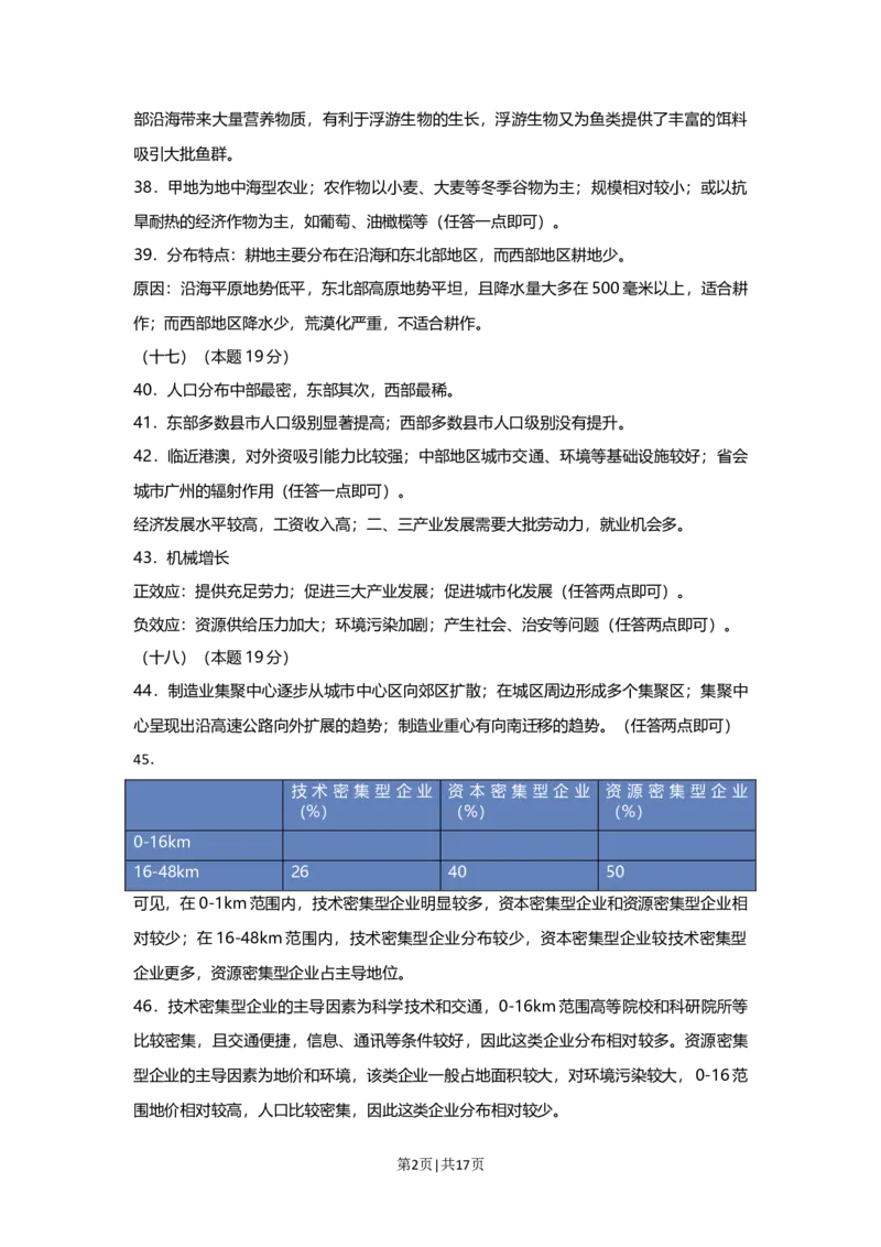 2013年高考地理试题（上海）（解析卷）_1.高考2025全国各省真题+答案_01.2008-2024全国高考真题（按省份分类）_31.上海_2008-2021,2024&middot;（上海）地理高考真题
