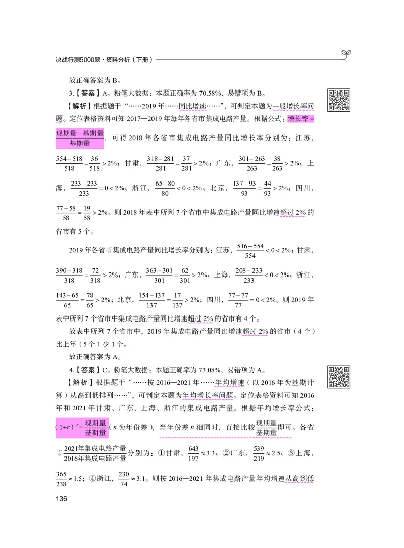 公务员考试辅导用书&middot;决战行测5000题资料分析（下册）2025版_26吉林考备考资料包_11省考刷题包_04决战行测5000题_行测5000题2024年6月版次