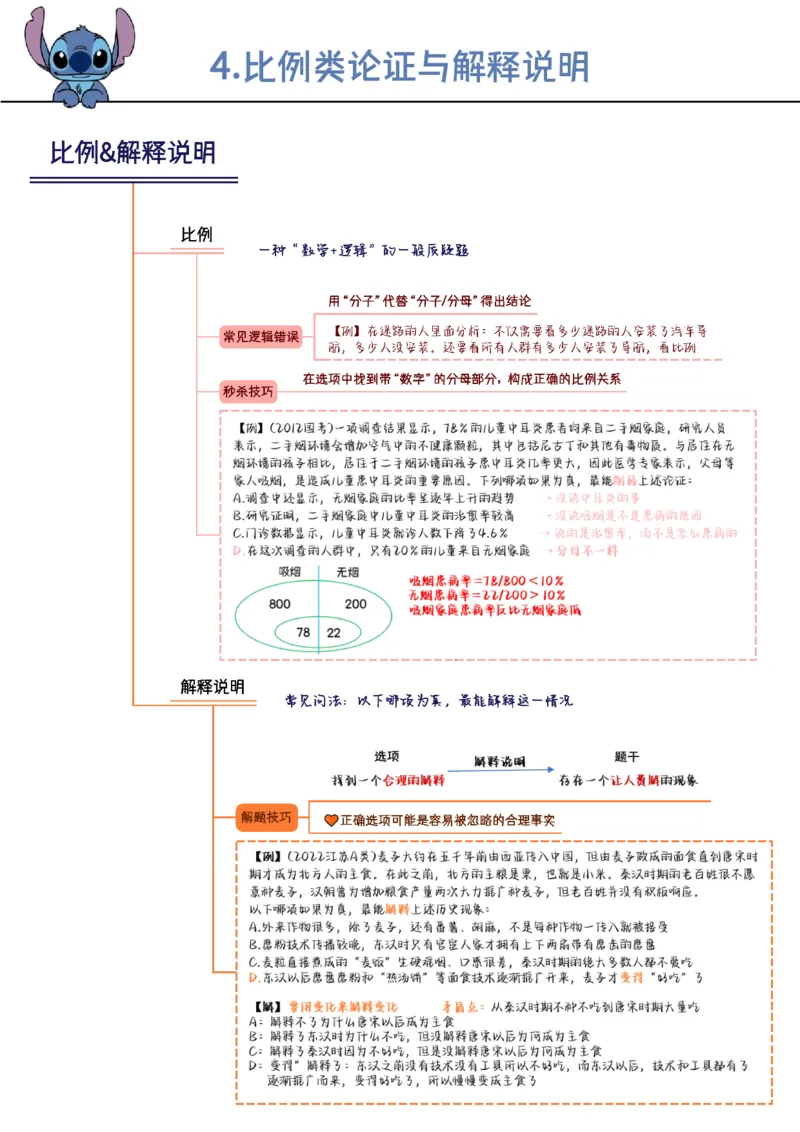 花生判断笔记总结_2026考公资料_（01）花生十三_0726花生行测笔记Q版无水印