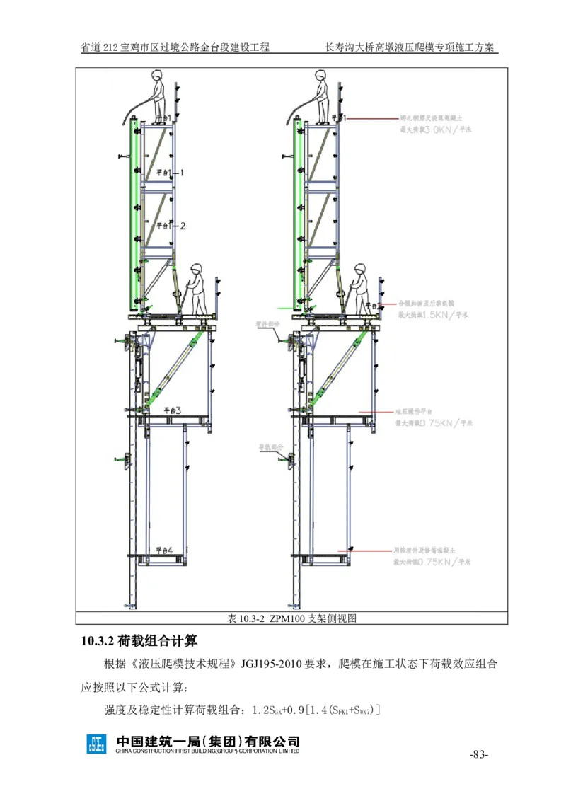 二等奖-长寿沟大桥高墩液压爬模专项施工方案-西北公司_2021-2023年优秀施组方案_施工方案_长寿沟大桥高墩液压爬模专项施工方案