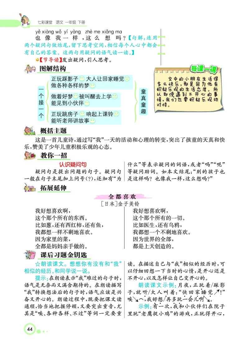 课堂全解小学语文1年级下学生用书（课堂全解）_一年级上下册资料_小学一年级学习资料-25年更新版_1-02、小学一年级语文下册_3-6-2-2、练习题、作业、专项、试卷_部编（人教）版