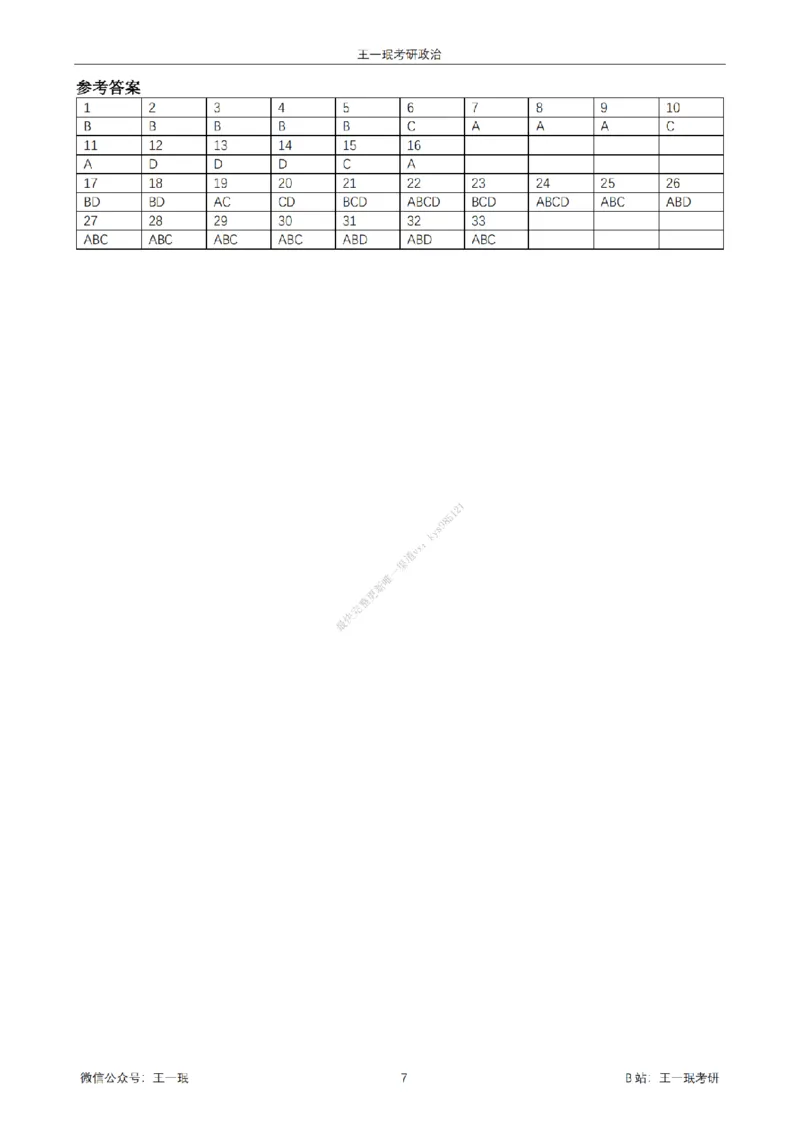 25王一珉考研政治6套卷-第四卷_2026考公资料_（49）政治理论合集_政治理论合集_2025考研政治_10.新东方_04.技巧班_25王一珉6套卷