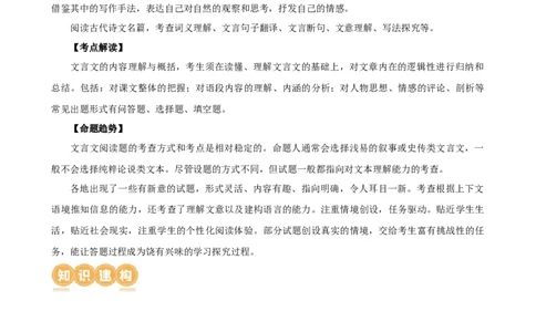 专题12内容理解与概括（讲练）（全国通用）（原卷版）_120中考语文全套复习_中考语文复习总复习_二轮复习资料_完2024年中考语文二轮复习课件+讲义+练习（全国通用）_配套讲练