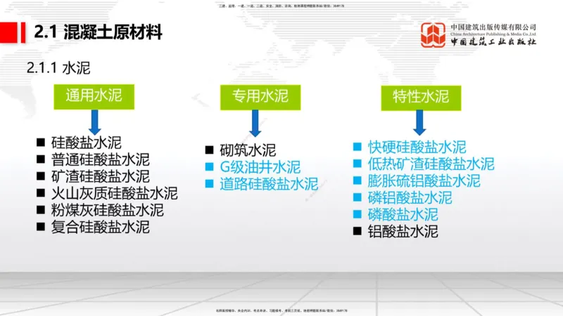 03节：2.1.1水泥-2.3.2混凝土配合比的试配、调整与确定（12.25）_2026年一级建造师_2026年一建铁路_2026年一建铁路SVIP_2026一建铁路SVIP_02-基础精讲✿高端面授✿深度强化_讲义