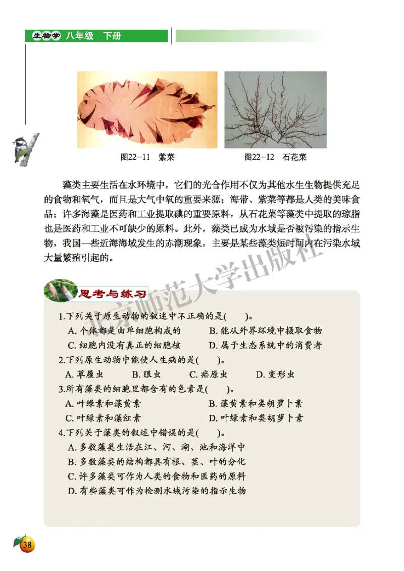 北师大8年级生物下册高清教材_4-教培资料-26年最新资料-同步更新_初中高中教资_03科三专项（进去保存报考的学科即可）_02科三专项（笔记真题思维导图教学设计版本二）