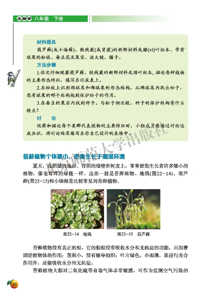 北师大8年级生物下册高清教材_4-教培资料-26年最新资料-同步更新_初中高中教资_03科三专项（进去保存报考的学科即可）_02科三专项（笔记真题思维导图教学设计版本二）