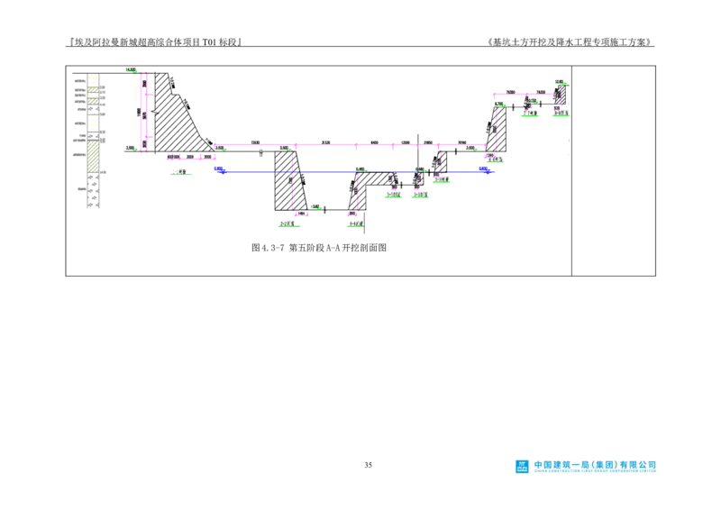 基坑土方开挖及降水工程专项施工方案_2021-2023年优秀施组方案_施工方案_埃及阿拉曼标志塔项目-基坑土方开挖及降水工程专项施工方案_1、施工方案