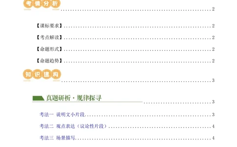 专题37小作文写作（场景描写、说明文片段、议论性片段、邀请函、演讲词）（讲练）-（全国通用）（原卷版）_120中考语文全套复习_中考语文复习总复习_二轮复习资料_模块七写作