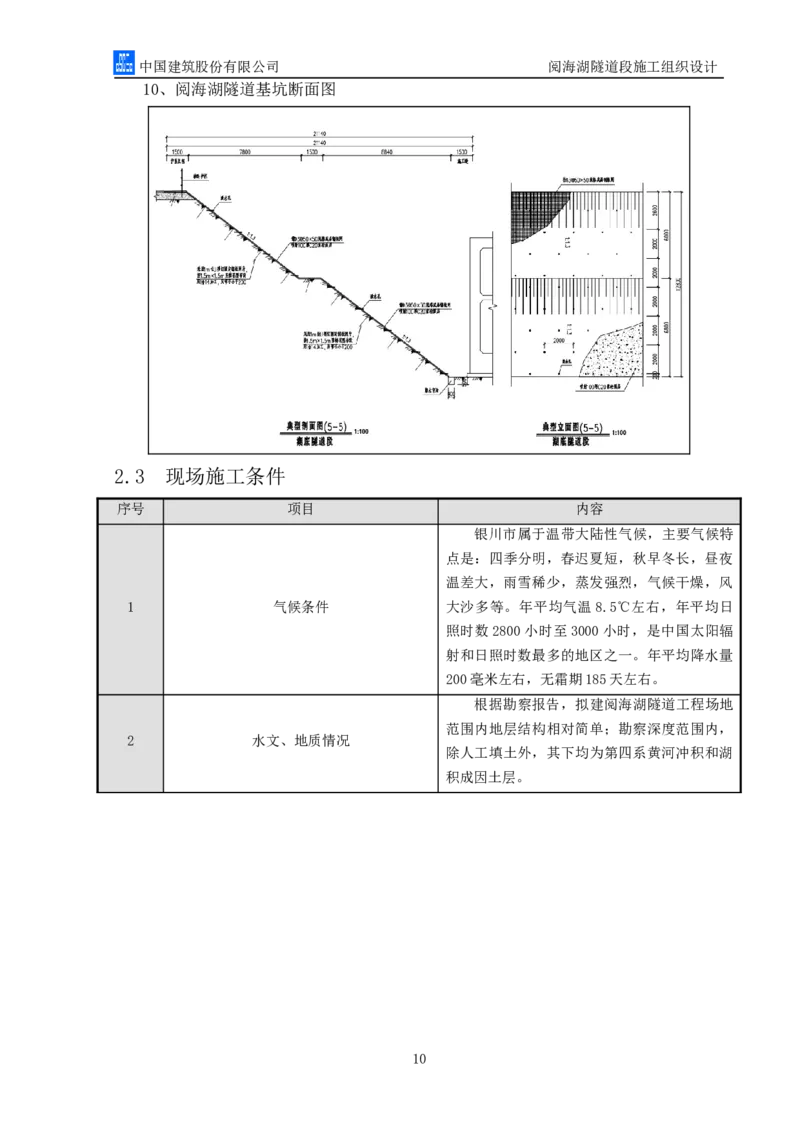 二等奖-阅海湖隧道施工组织设计-二公司_2021-2023年优秀施组方案_施工组织设计_阅海湖隧道施工组织设计