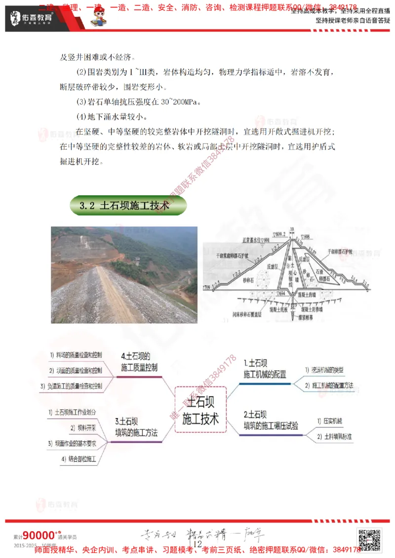 2025.3.15佑森教育赵建玲授课一建水利实务《第3章土石方与土石坝工程、第5章堤防与河湖疏浚工程》专用讲义，版权所有，侵权必究_2026年一级建造师_2026年一建水利_知识点精讲课讲义