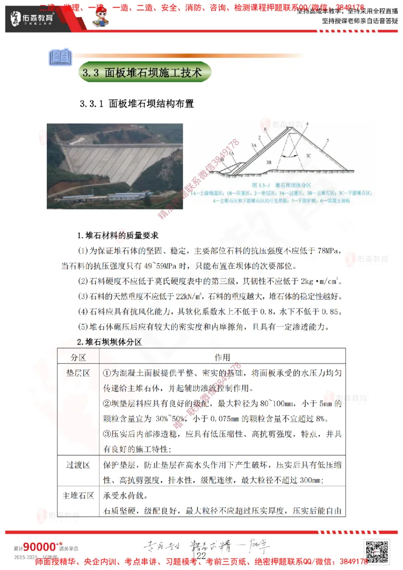 2025.3.15佑森教育赵建玲授课一建水利实务《第3章土石方与土石坝工程、第5章堤防与河湖疏浚工程》专用讲义，版权所有，侵权必究_2026年一级建造师_2026年一建水利_知识点精讲课讲义