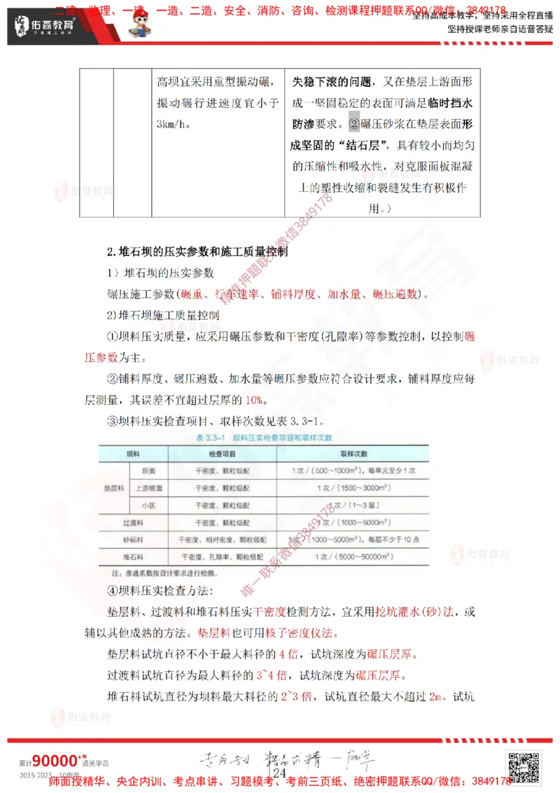 2025.3.15佑森教育赵建玲授课一建水利实务《第3章土石方与土石坝工程、第5章堤防与河湖疏浚工程》专用讲义，版权所有，侵权必究_2026年一级建造师_2026年一建水利_知识点精讲课讲义