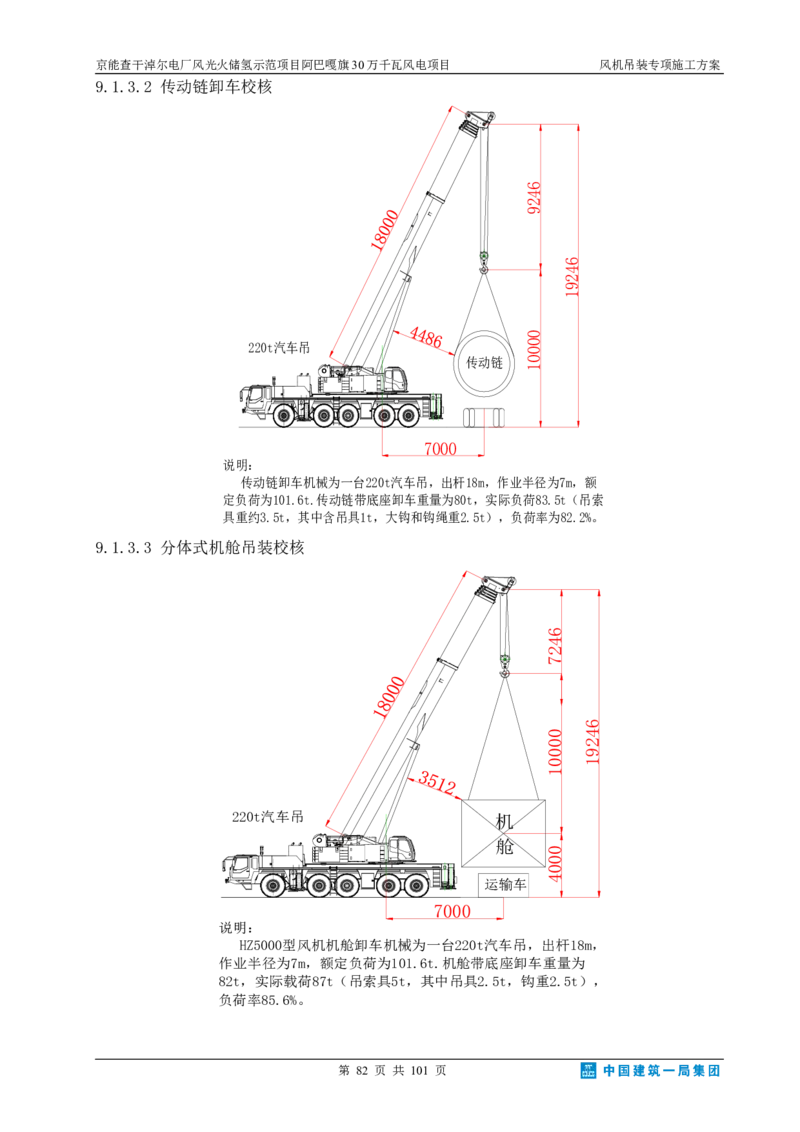 京能查干淖尔电厂风光火储氢示范项目风机吊装专项施工方案(最终)_2021-2023年优秀施组方案_施工方案_京能阿巴嘎旗30万千瓦风电项目风机吊装专项施工方案_1、施工方案