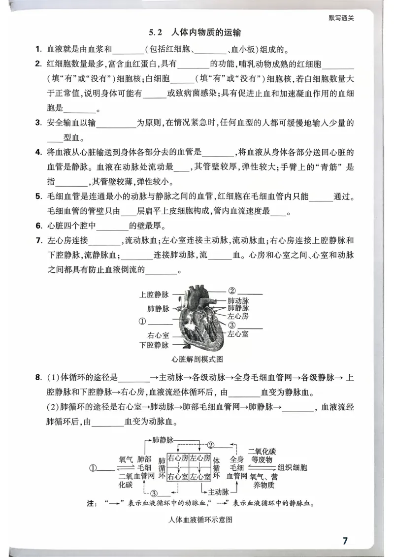 生物_默写通关_2026万唯系列预习复习_2026版初中《万唯》中考真题分类与新考法（语数外物历道生）_2026万唯中考生物分类与新考法
