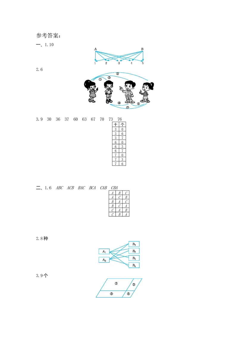 小学三年级下册（三下）人教版数学第八单元检测卷.2_三年级上下册资料_三年级上语数英上下册学习资料_3-8-4、小学三年级数学下册_人教版_3、单元测试卷