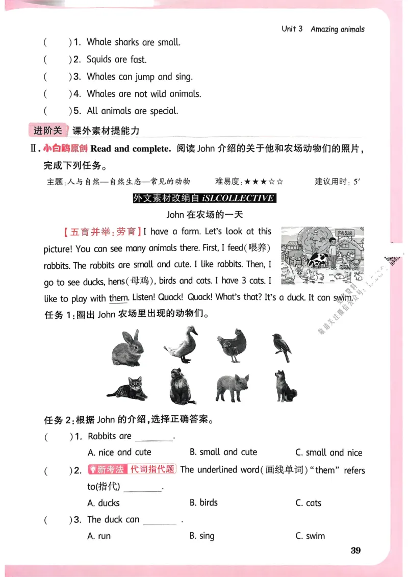 英语3年级上册_2026万唯系列预习复习_2026版小学《万唯小白鸥情景题》3-6年级上册（数学、英语）（人教）_2026小白鸥人教英语思维情景题3-6上_2026小白鸥人教英语思维情景题3上