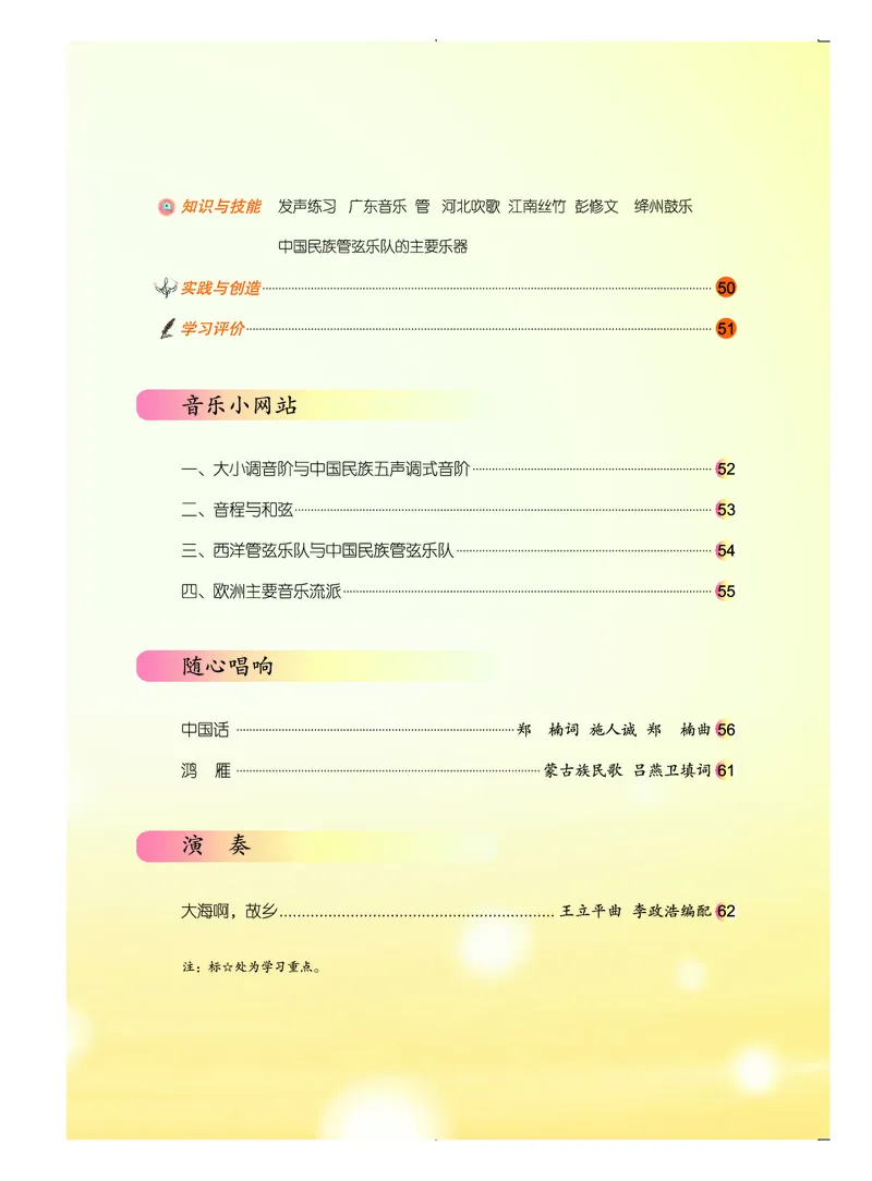 人音版8年级音乐上册高清教材简谱_4-教培资料-26年最新资料-同步更新_初中高中教资_03科三专项（进去保存报考的学科即可）_02科三专项（笔记真题思维导图教学设计版本二）