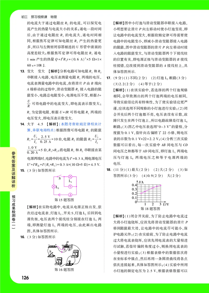 答案详解详析_2026万唯系列预习复习_2025版《万唯初中预习视频课》789年级上册多版本_2025版万唯初三预习视频课物理人教版上册_2025版万唯初三预习视频课物理人教版上册_视频_答案详解详析