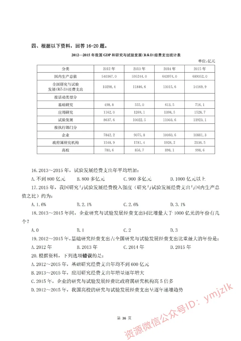 花生十三资料分析刷题班&mdash;&mdash;题目_2026考公资料_花生十三合集_（98）黑白画风精炼版2021花生十三_2021花生资料分析刷题班_讲义
