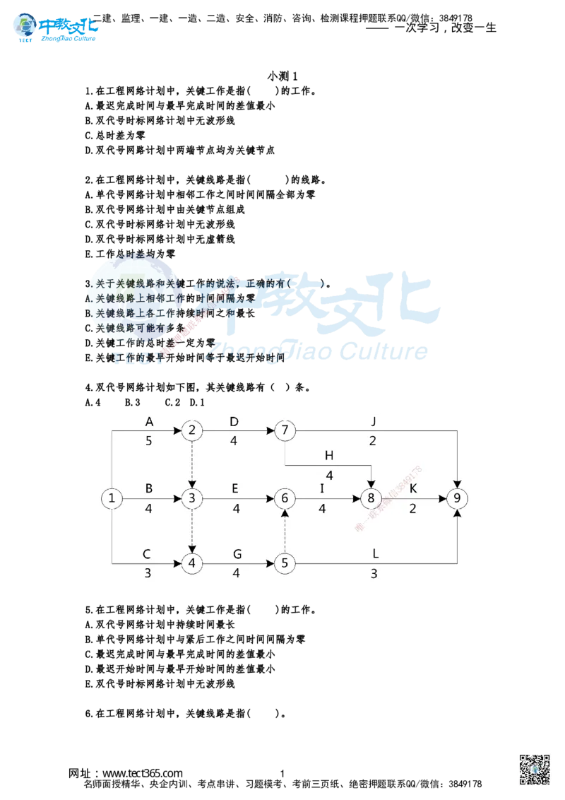 02.小测1_2026年一级建造师_2026年一建管理_2025年一建管理SVIP_02-基础精讲✿高端面授✿深度强化_52-管理《精讲面授班》朱峰ZJ_课程讲义