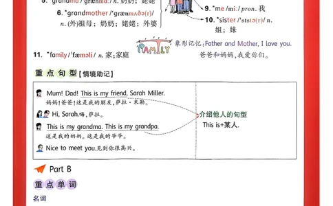 小白鸥情境题同步课时练PEP英语3年级上册：单元知识晨读晚记_2026万唯系列预习复习_2026版小学《万唯小白鸥情景题》3-6年级上册（数学、英语）（人教）