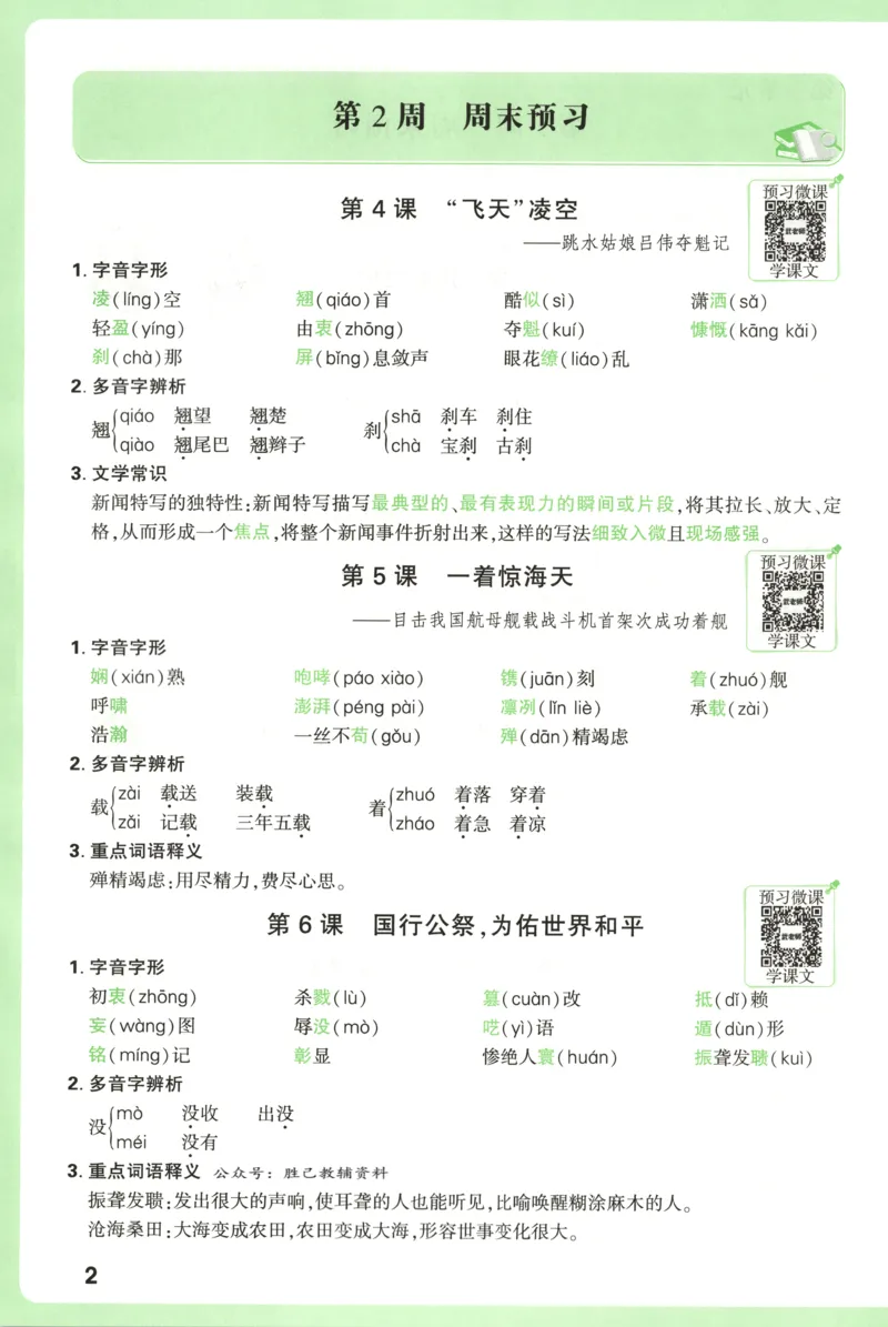 每周重点预习单_2026万唯系列预习复习_2026版初中《万唯周末检测小卷》8年级上册（语数外）_2025秋万唯周末小测卷语文8年级上册
