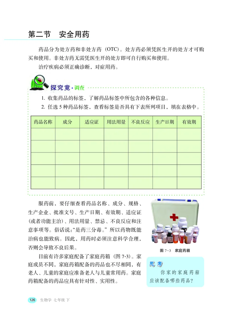 冀少版7年级生物下册高清教材_4-教培资料-26年最新资料-同步更新_初中高中教资_03科三专项（进去保存报考的学科即可）_02科三专项（笔记真题思维导图教学设计版本二）