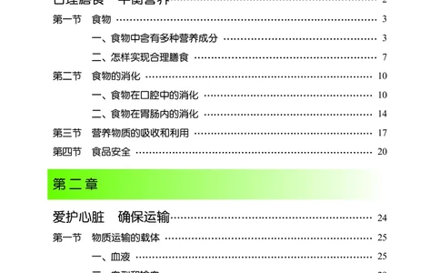冀少版7年级生物下册高清教材_4-教培资料-26年最新资料-同步更新_初中高中教资_03科三专项（进去保存报考的学科即可）_02科三专项（笔记真题思维导图教学设计版本二）