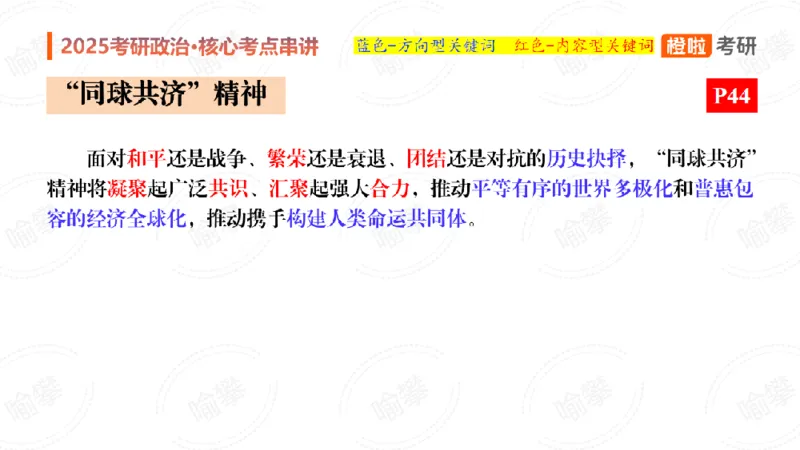 25考研政治《时政》串讲（预习课件）_2026考公资料_（49）政治理论合集_政治理论合集_2025考研政治_17.橙拉_05.冲刺阶段_02.政精行话_讲义