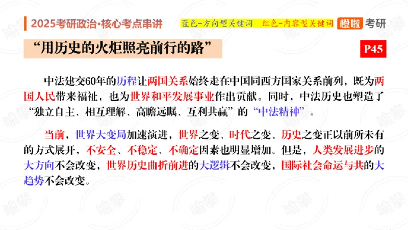25考研政治《时政》串讲（预习课件）_2026考公资料_（49）政治理论合集_政治理论合集_2025考研政治_17.橙拉_05.冲刺阶段_02.政精行话_讲义