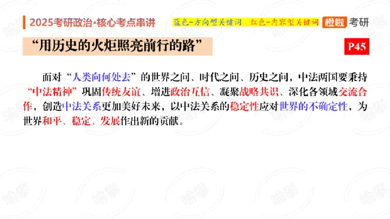 25考研政治《时政》串讲（预习课件）_2026考公资料_（49）政治理论合集_政治理论合集_2025考研政治_17.橙拉_05.冲刺阶段_02.政精行话_讲义